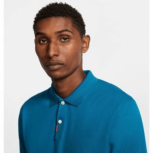 NEW Men's Small NIKE Victory Vintage Polo Shirt Aqua Blue AT6111-303